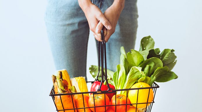 Plan your Diet with Healthy Fruits & Vegetables A basket of healthy fruits and vegetables