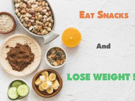 Eat healthy snacks to lose weight